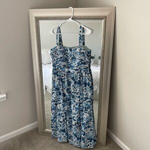 Abercrombie & Fitch Blue Floral Dress